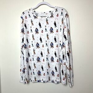 Sweet P Baby Co Women's 2XL Disney Princes &‎ Pajama Top Long Sleeve Bamboo